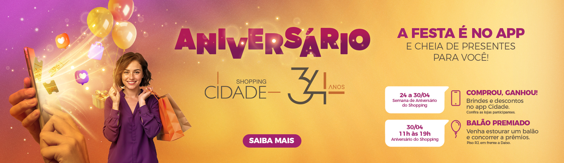 Aniversário 34 Anos
