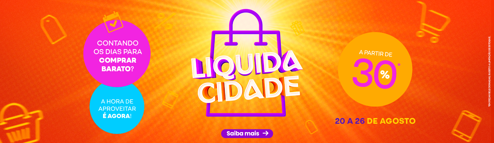 Chegou o Liquida Cidade!