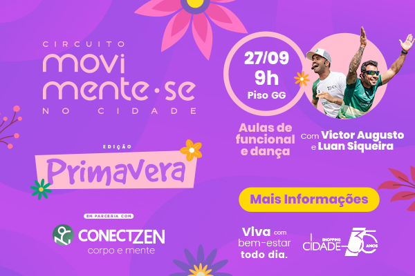 Circuito Movimente-se – Edição Primavera: Vem se mexer com a gente!