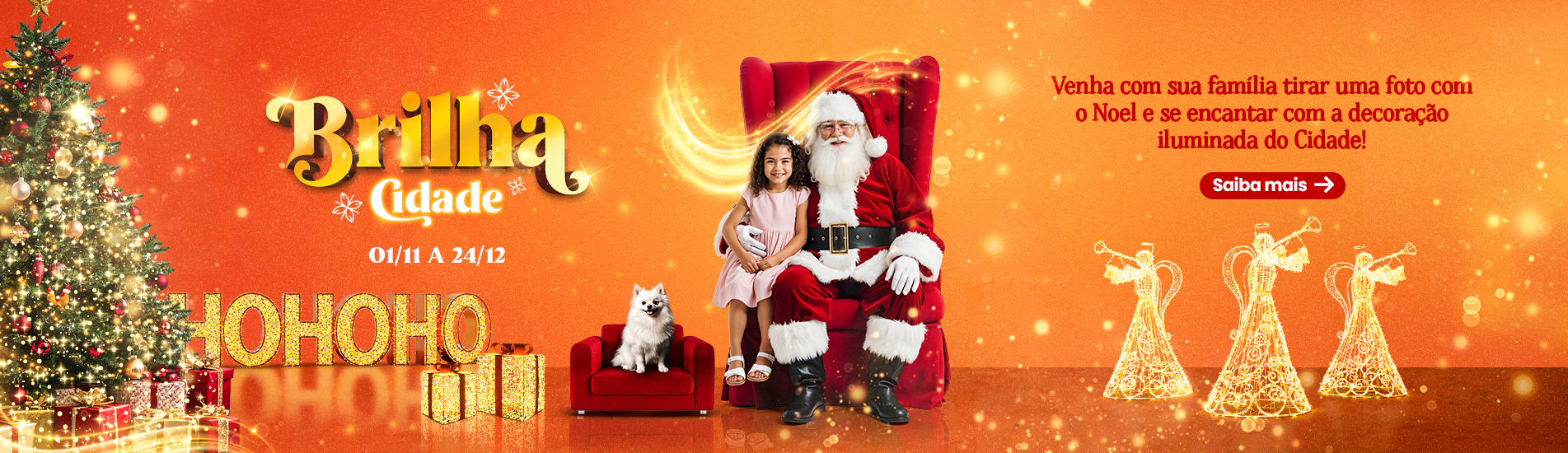 Brilha Cidade: o Natal mais iluminado de Belo Horizonte chegou ao Shopping Cidade!