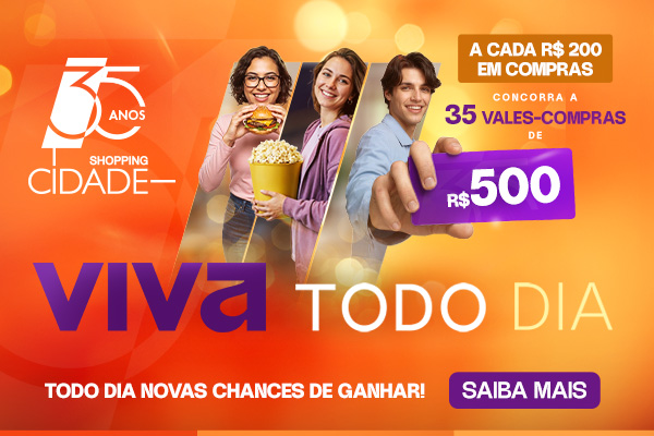 Compre e concorra - 35 anos do Shopping Cidade