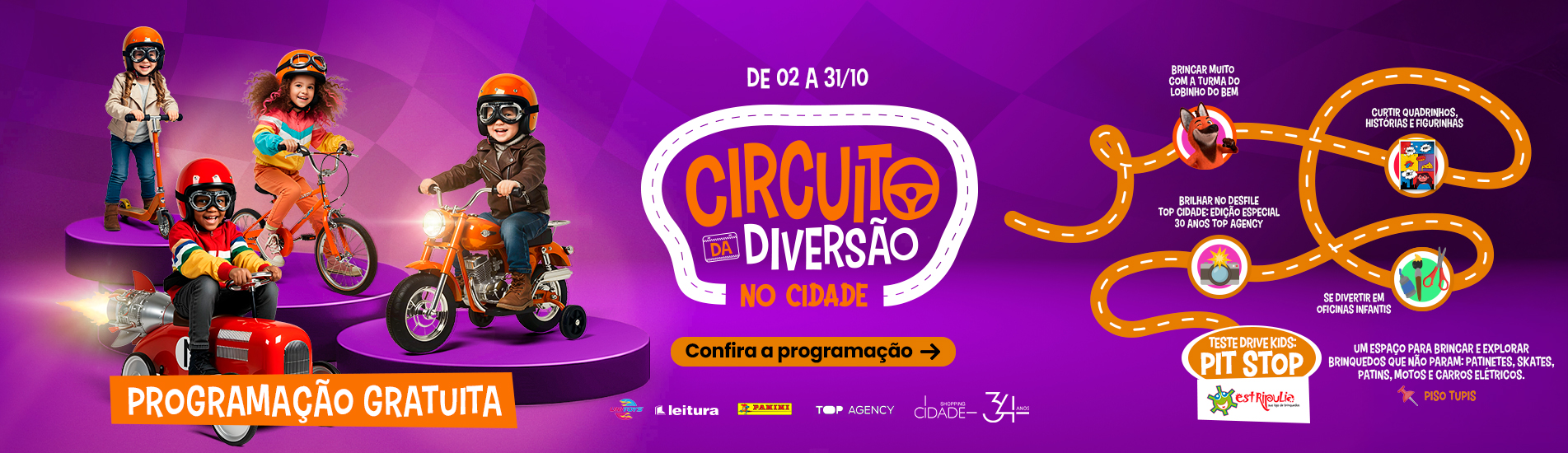 Circuito da Diversão no Cidade!