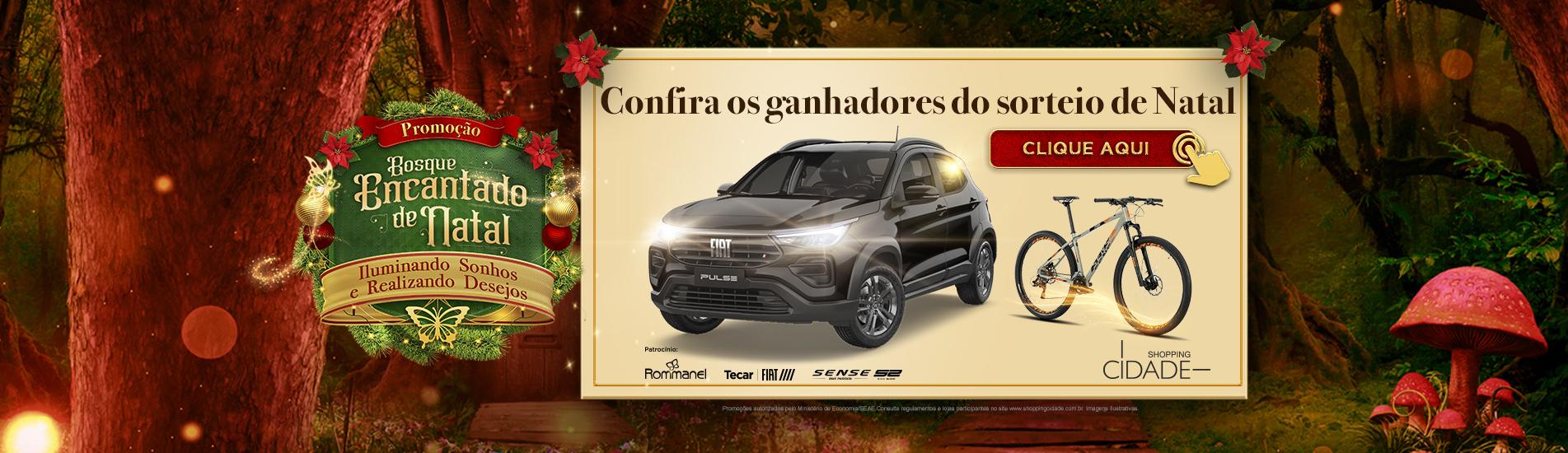 Ganhadores da Promoção de Natal 2022 Shopping Cidade