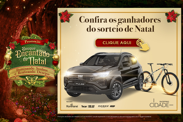 Ganhadores da Promoção de Natal 2022 Shopping Cidade