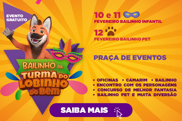 Bailinho de Carnaval do Lobinho do Bem Shopping Cidade