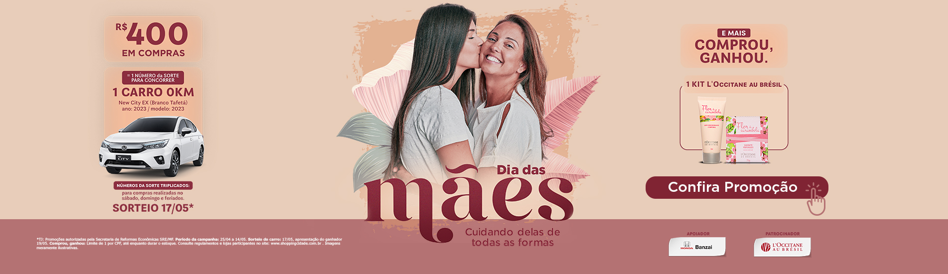Dia das Mães Cuidando 2023 Cuidandos Delas de todas as Formas