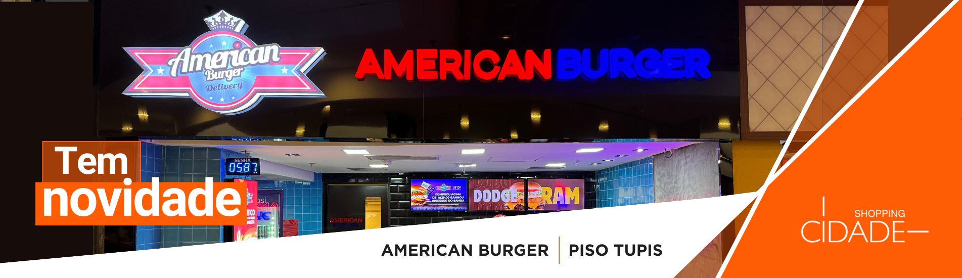 Novidade no Cidade: American Burger 