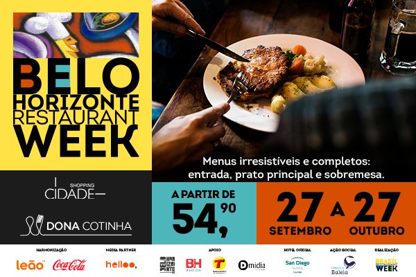 Novidade no Cidade: 26ª edição do Restaurant Week