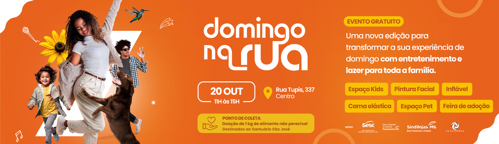 Domingo na Rua: Outubro