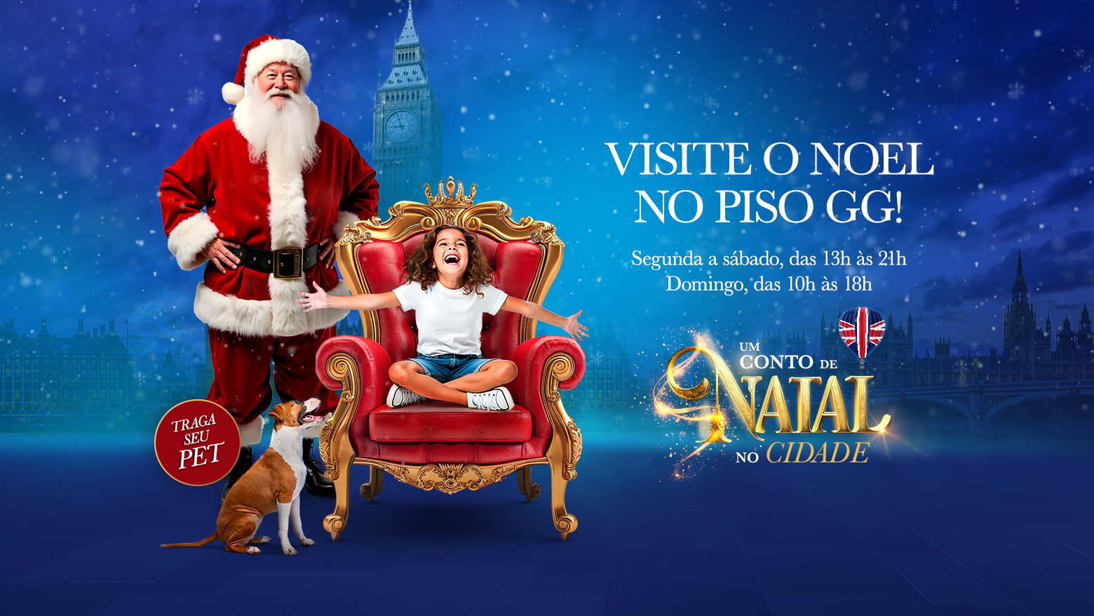 Trono do Papai Noel 2024