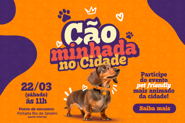 Cãominhada no Shopping Cidade: um momento especial para você e seu pet!