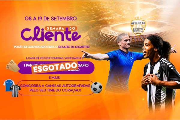 Semana do Cliente com Desafio de Gigantes no Shopping Cidade!