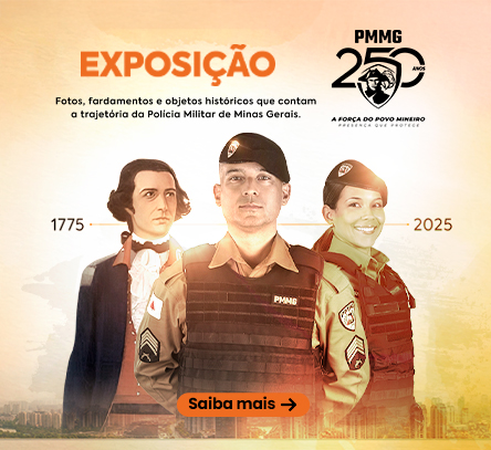 Exposição celebra os 250 anos da Polícia Militar de Minas Gerais no Shopping Cidade