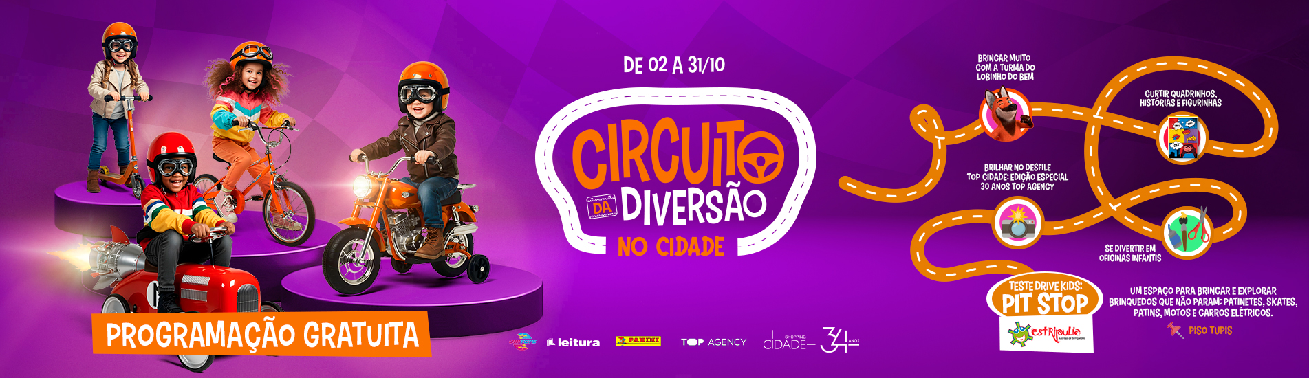Circuito da Diversão no Cidade!
