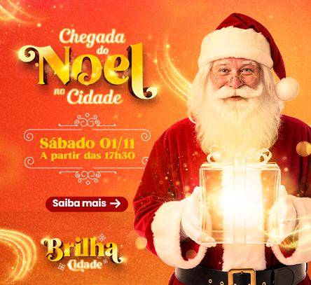 A Magia do Natal chega ao Shopping Cidade com a tradicional Chegada do Papai Noel