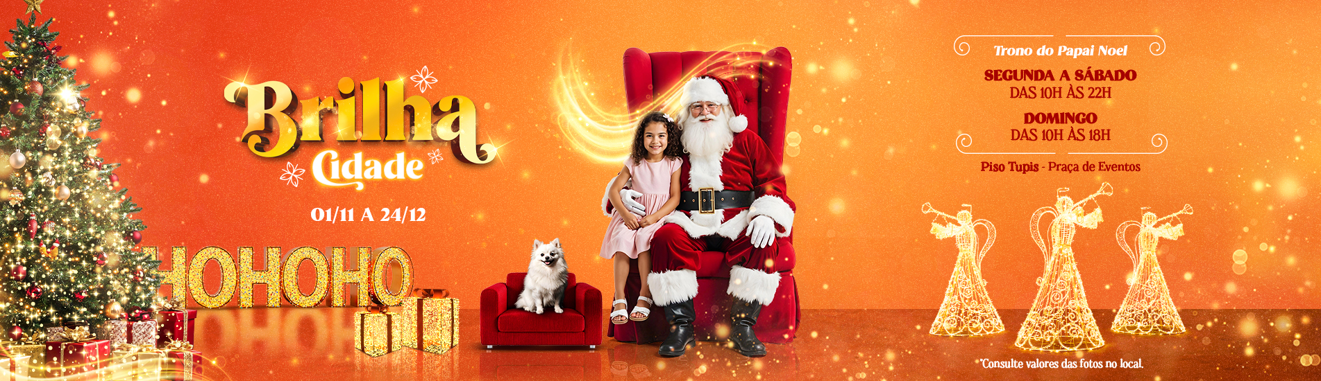 Brilha Cidade: o Natal mais iluminado de Belo Horizonte chegou ao Shopping Cidade!