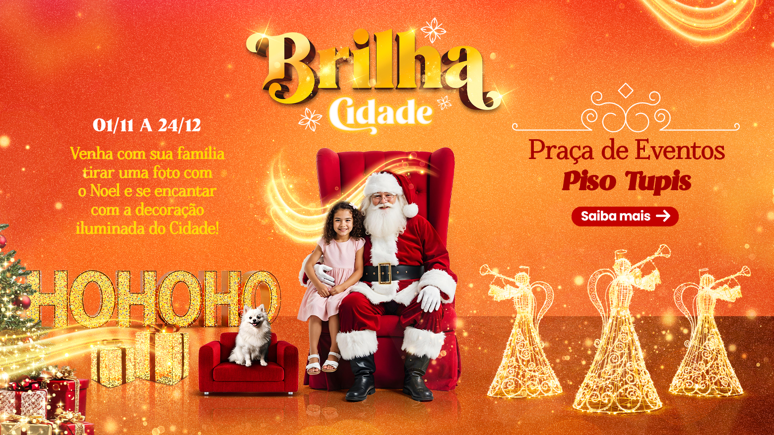 Brilha Cidade: o Natal mais iluminado de Belo Horizonte chegou ao Shopping Cidade!