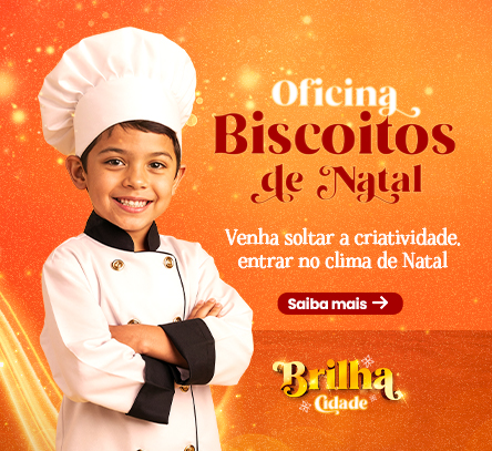 Oficina de Biscoitos de Natal chega ao Shopping Cidade!