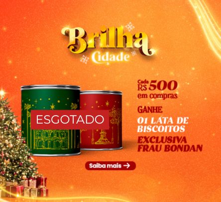 Brilha Cidade: Compre seus presentes de Natal e ganhe brindes exclusivos + cupons para concorrer a um carro!