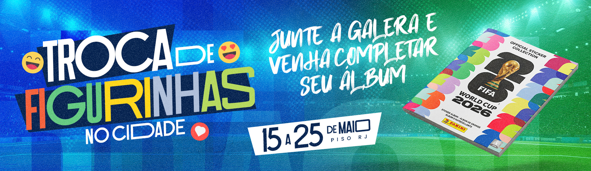 Troca de Figurinhas no Cidade: Venha completar o seu álbum!