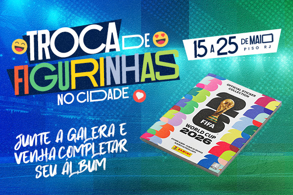 Troca de Figurinhas no Cidade: Venha completar o seu álbum!