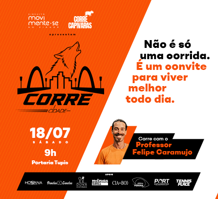 Corre Cidade: Shopping Cidade lança sua primeira corrida gratuita em parceria com o Corre Capivaras
