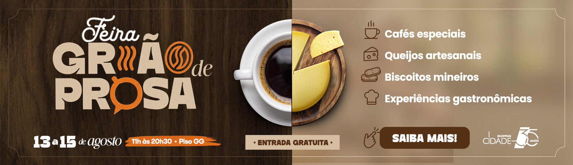 Feira de Cafés e Queijos - Gão de Prosa